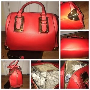 All red Aldo Purse